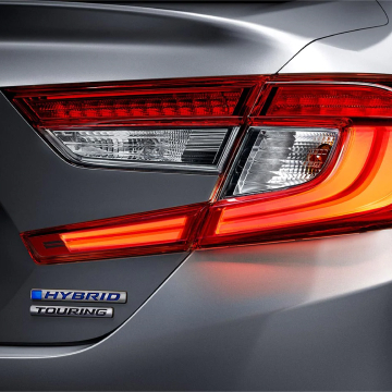 Close-Up of Honda Accord Hybrid tail lights