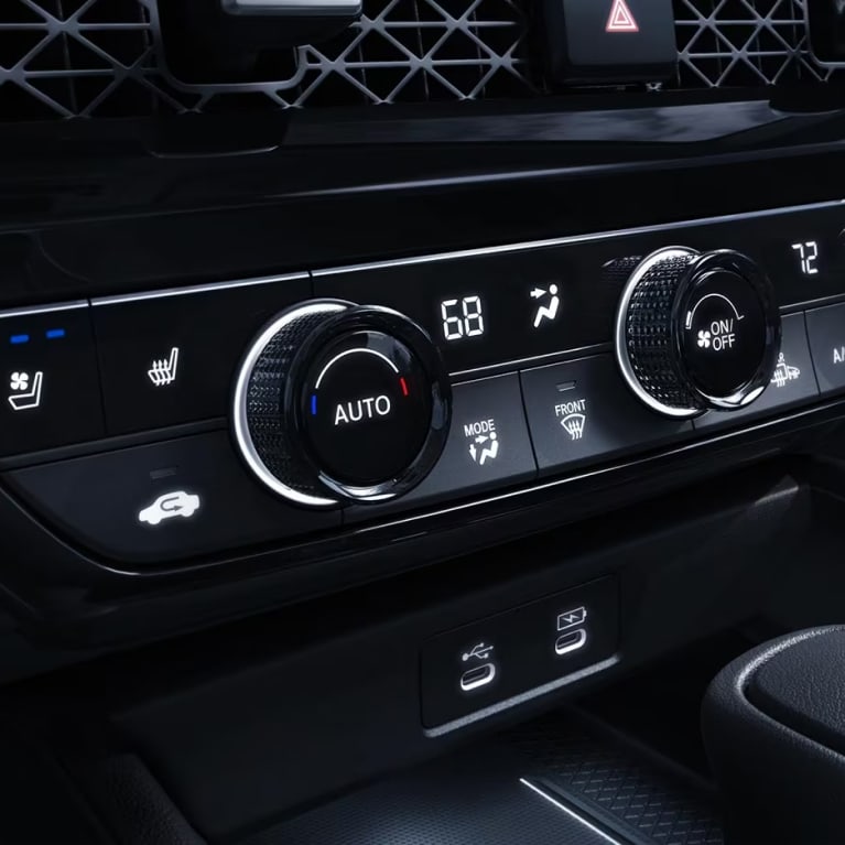 Honda Accord Hybrid control panel