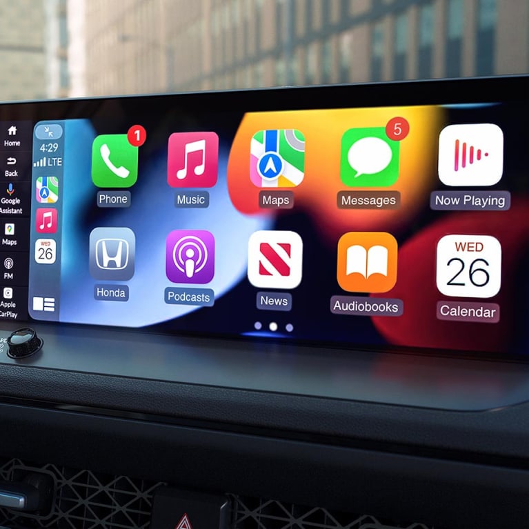 Honda Accord touchscreen with apps