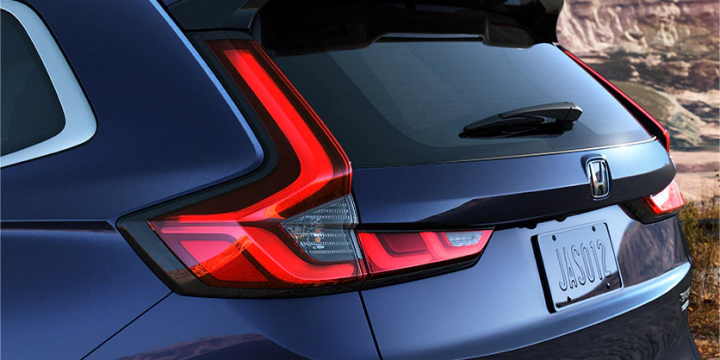 Rear outside shot of trunk hatch