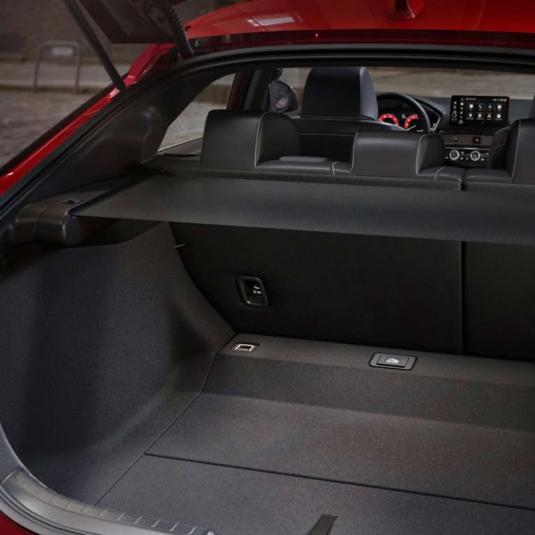 2026 Honda Civic Hatchback rear interior