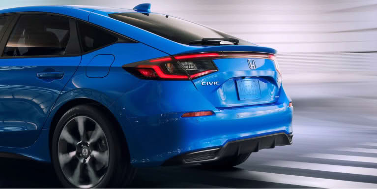 2026 Honda Civic Hatchback rear bumper
