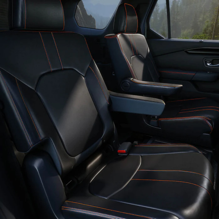 Interior shot of Honda Pilot