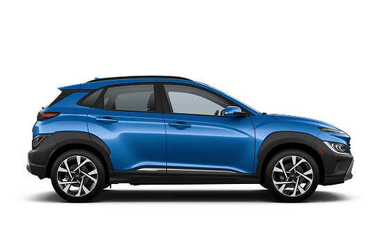 Blue Hyundai SUV
