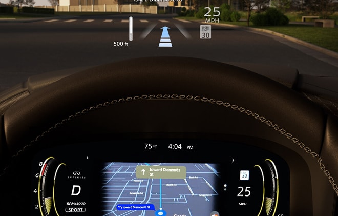 INFINITI QX65 driver assistance features