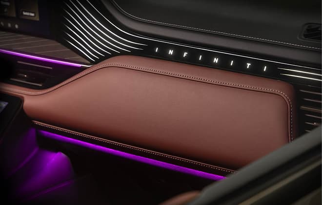 QX80 interior ambient lighting