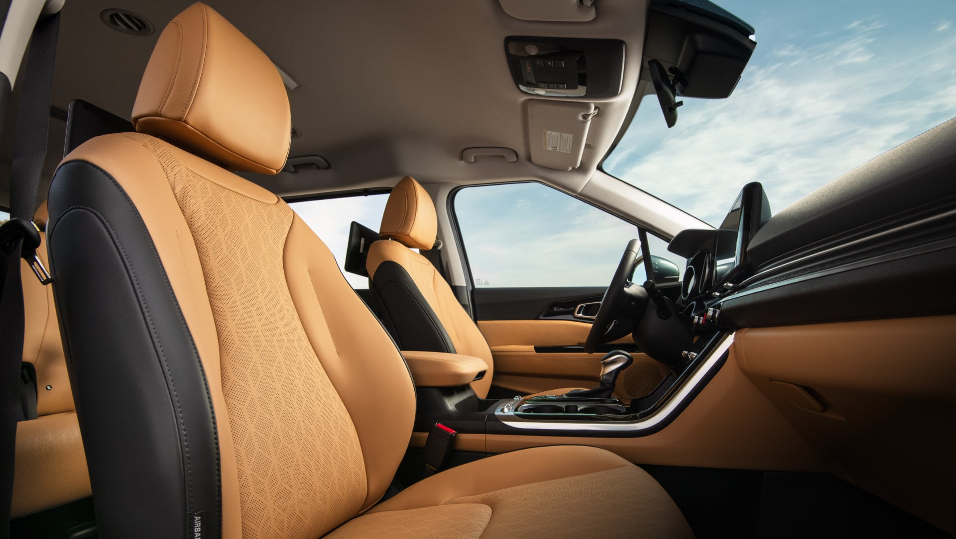 Interior of Kia vehicle