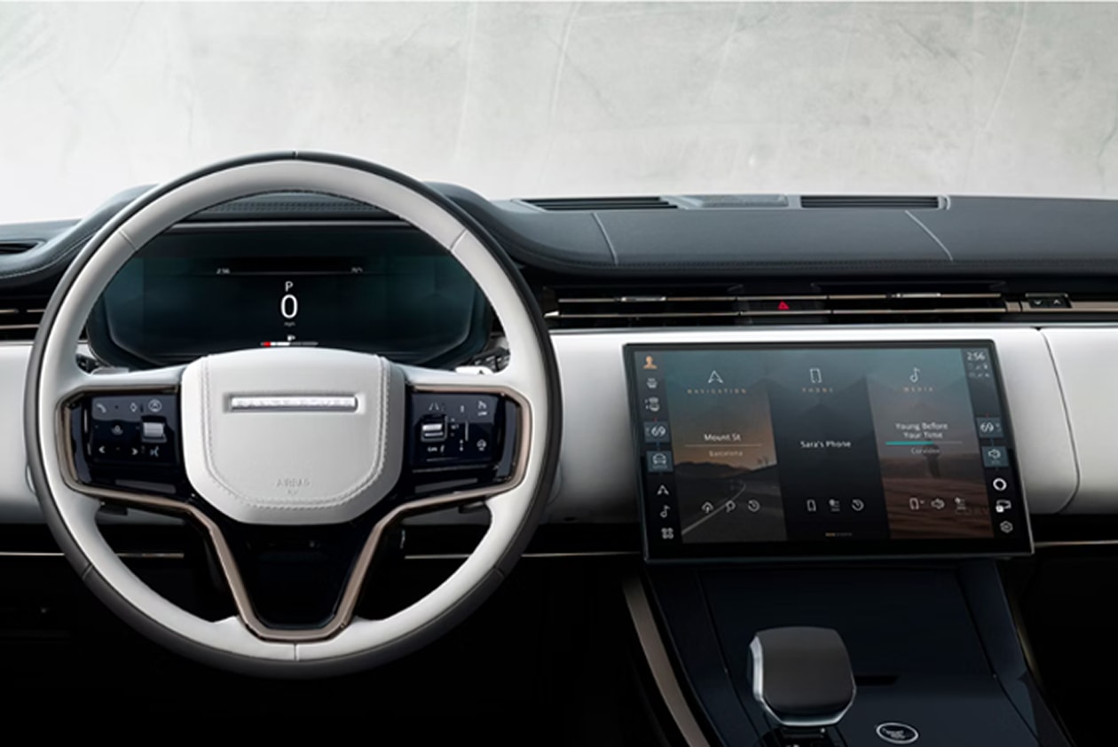 Range Rover Sport steering wheel & dash