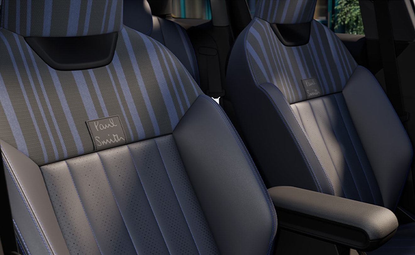 Exclusive Nightshade Blue upholster seats