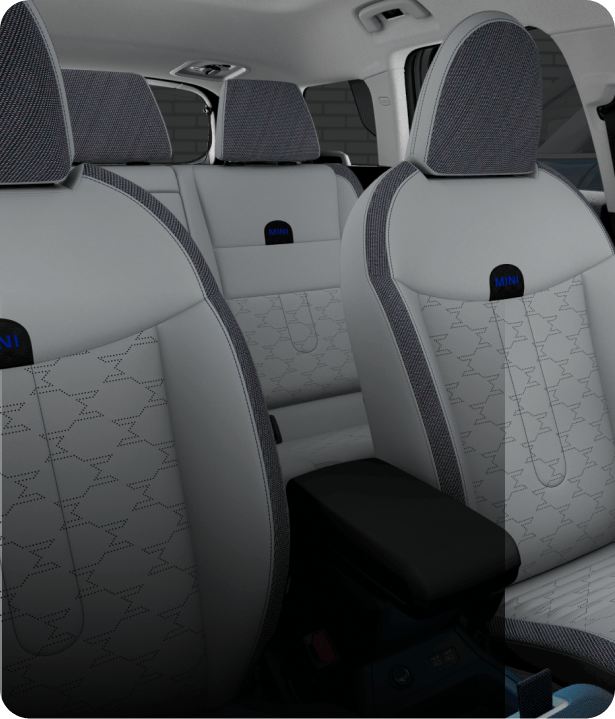 The Sport Seats of the MINI Countryman SE ALL4.