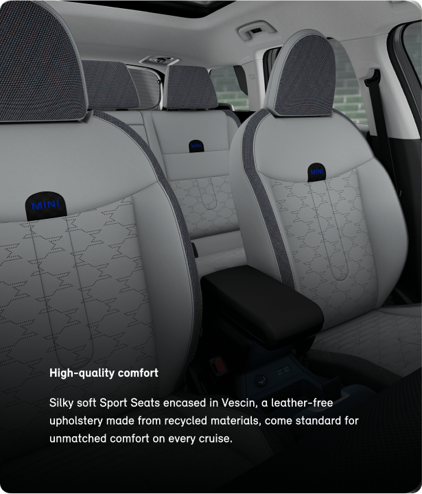 The Sport Seats of the MINI Countryman S ALL4.