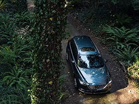 2022  Mazda CX-9 driving on a dirt road