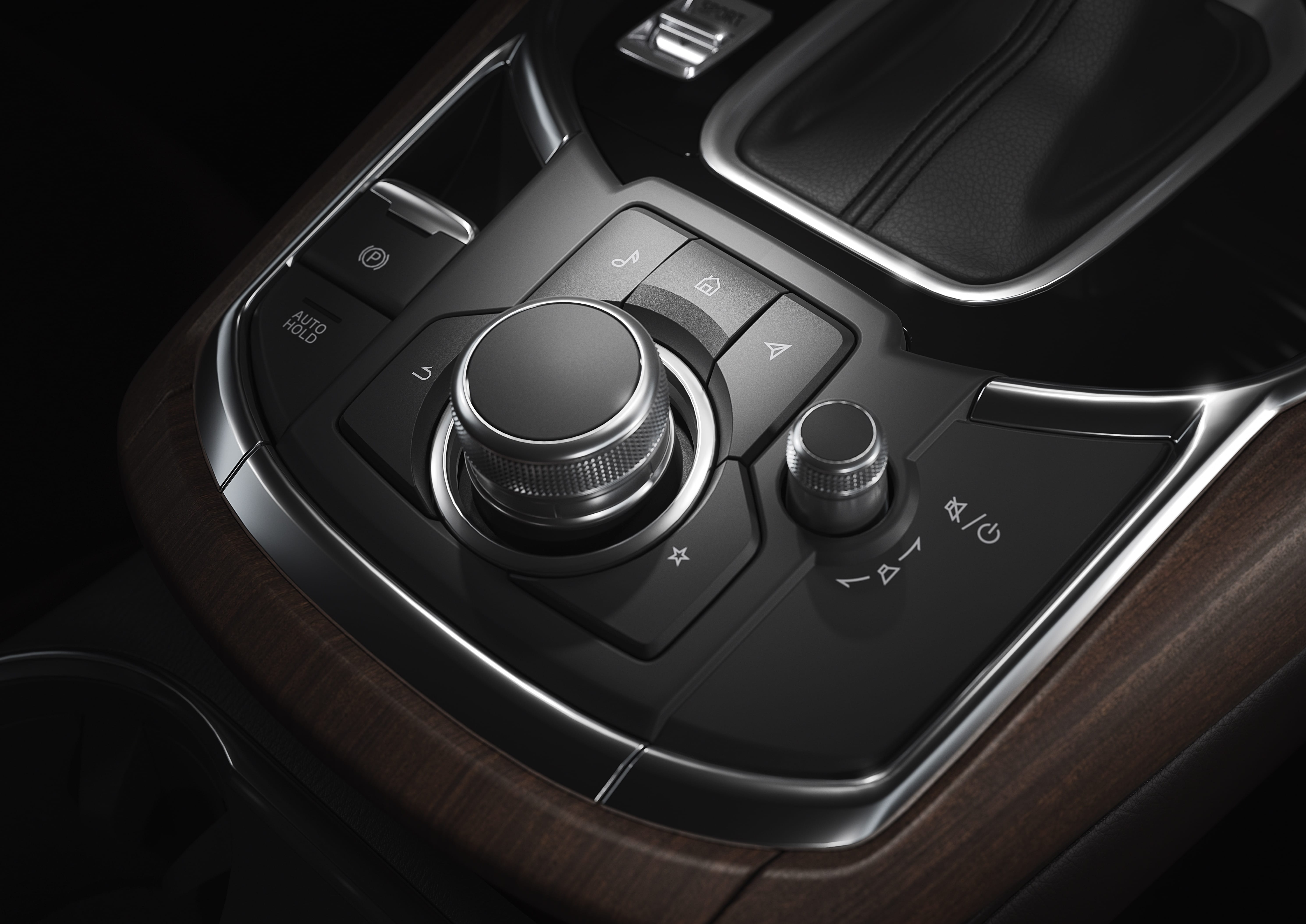 CX-9 Center console control dial
