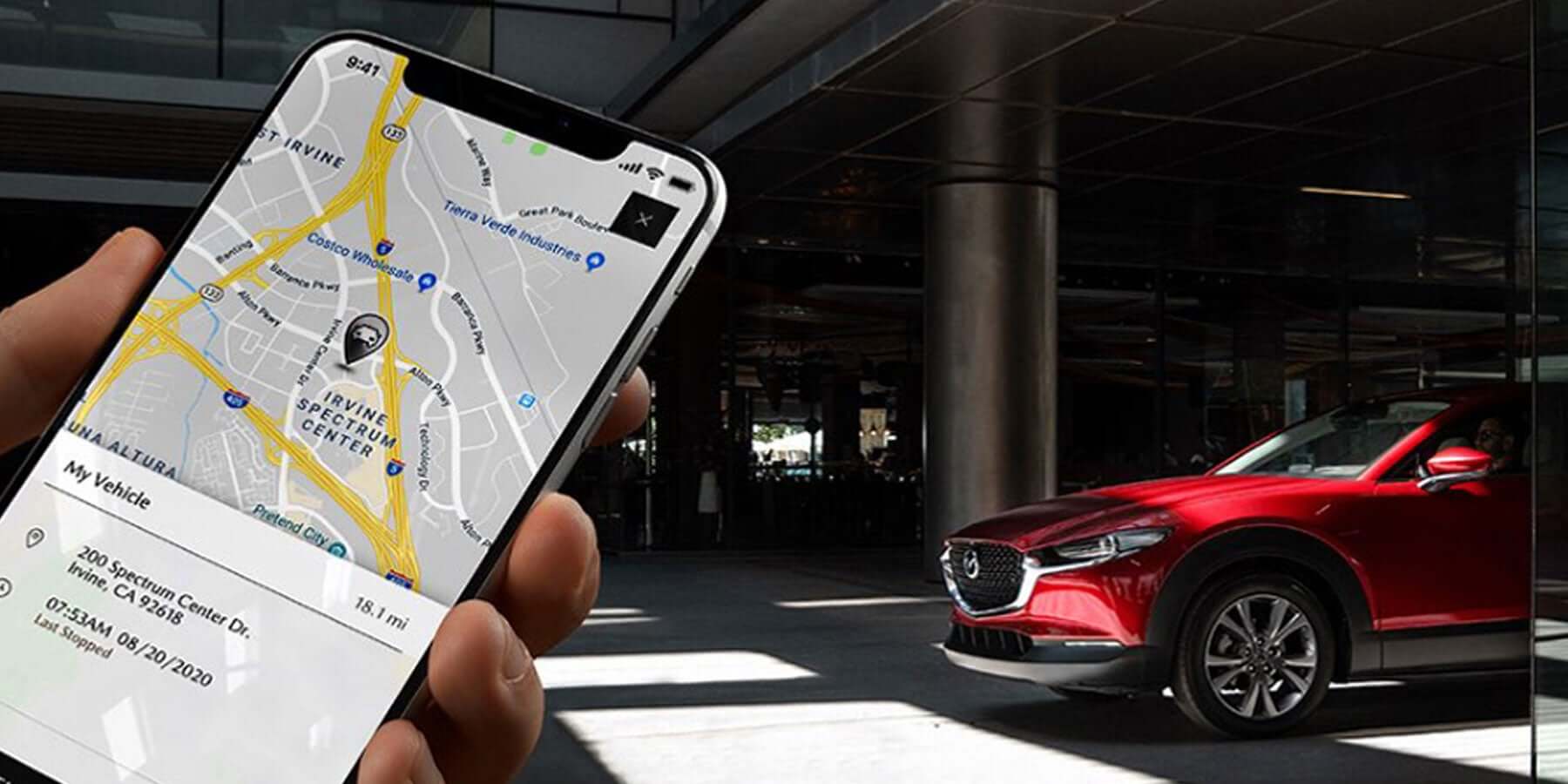 vehicle finder on phone