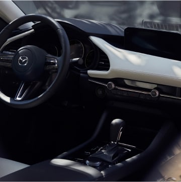 2024 Mazda 3 Sedan steering wheel & dash