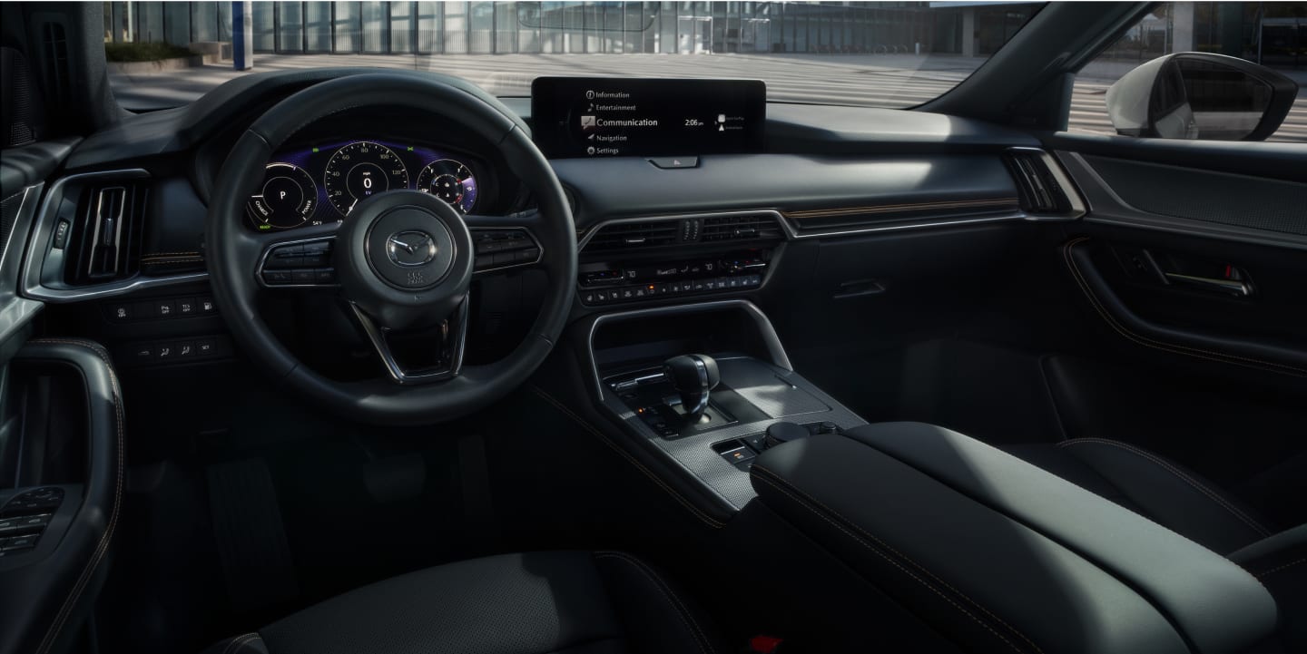 Mazda CX-90 PHEV front seats and dash
