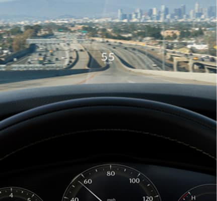 CX-70 heads-up display