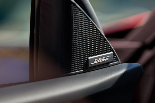 Close up of BOSE logo