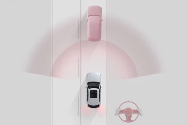 Diagram of sensor range