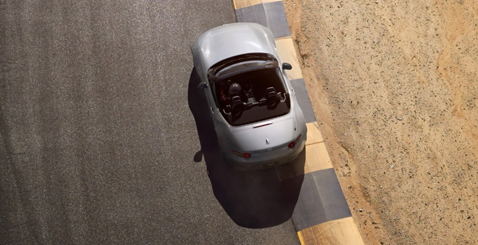 Mazda MX-5 Miata on a race track