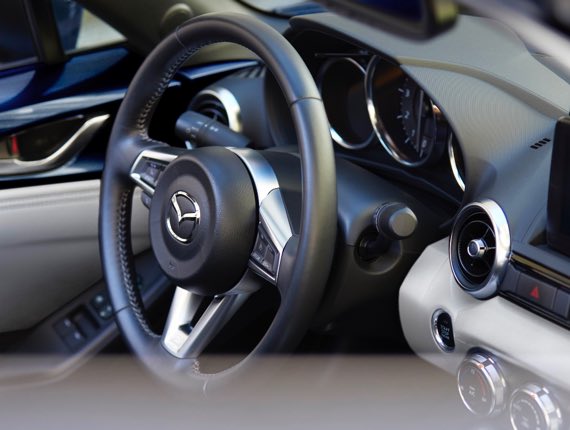 Mazda Miata steering wheel