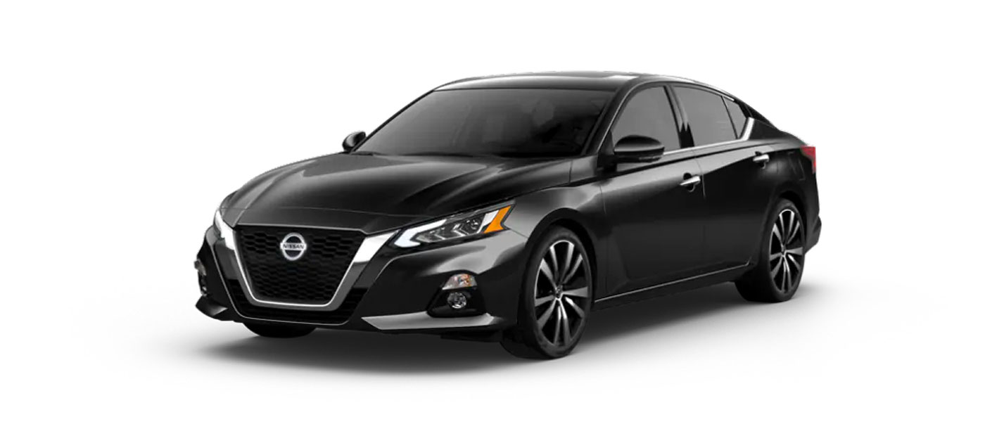 Super Black Nissan Sedan