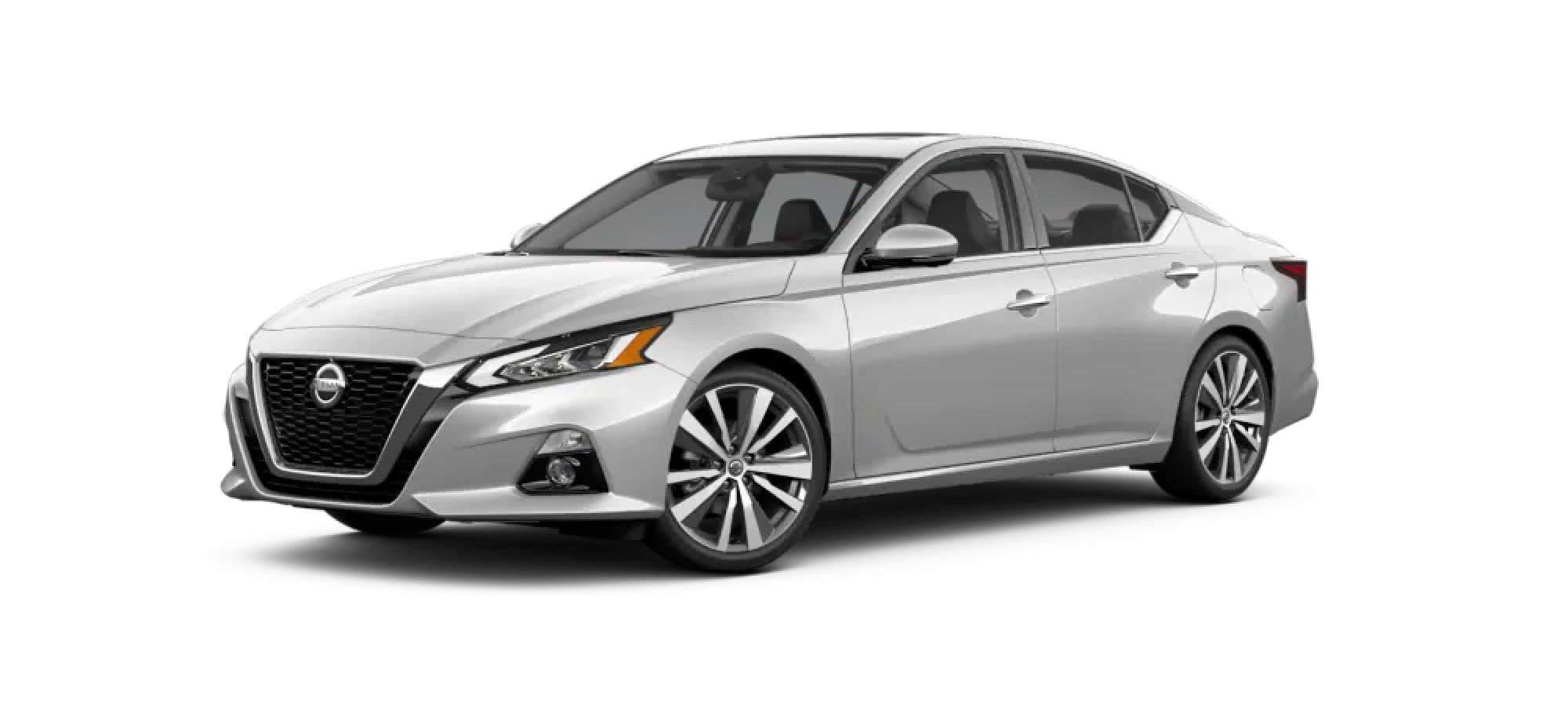 Brilliant Silver Metallic Nissan Sedan