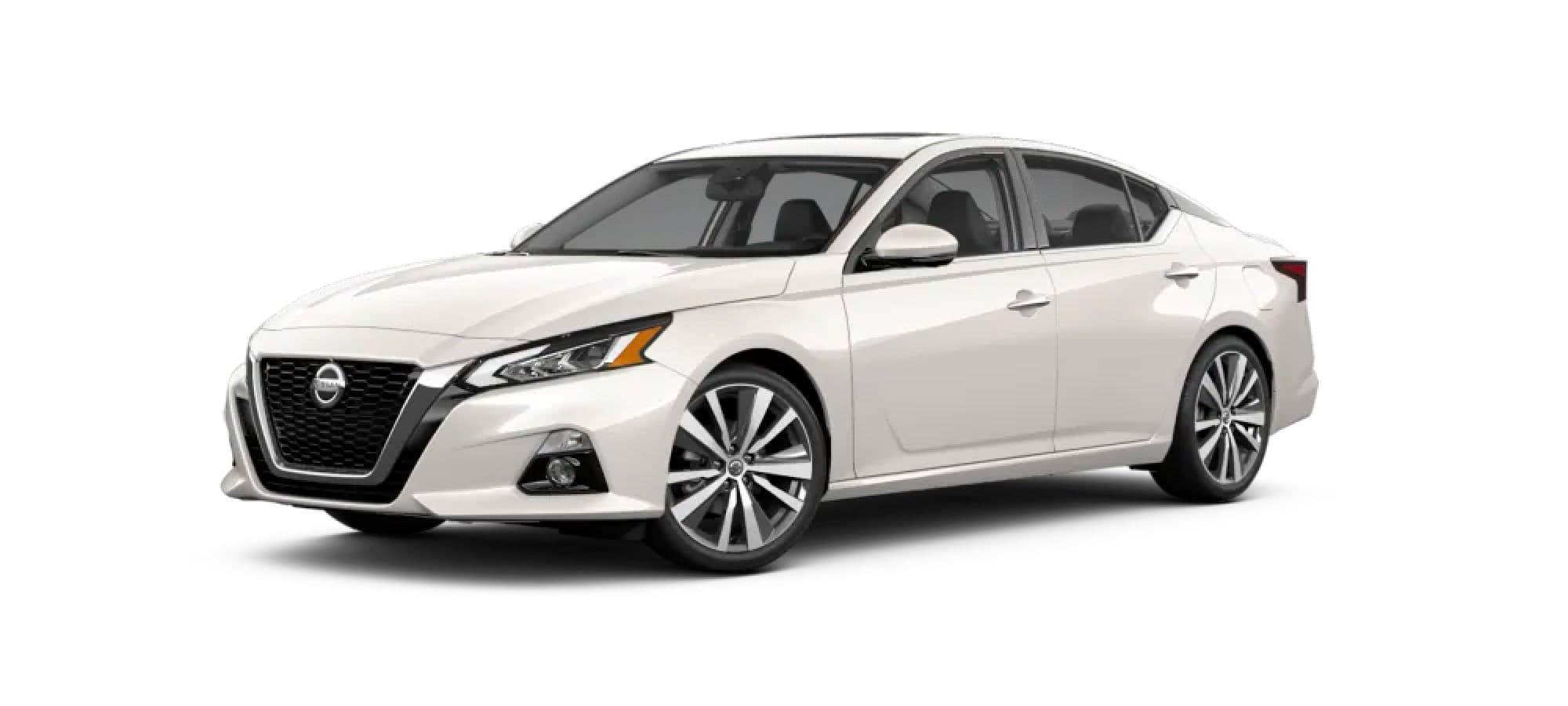 Pearl White TriCoat Nissan Sedan