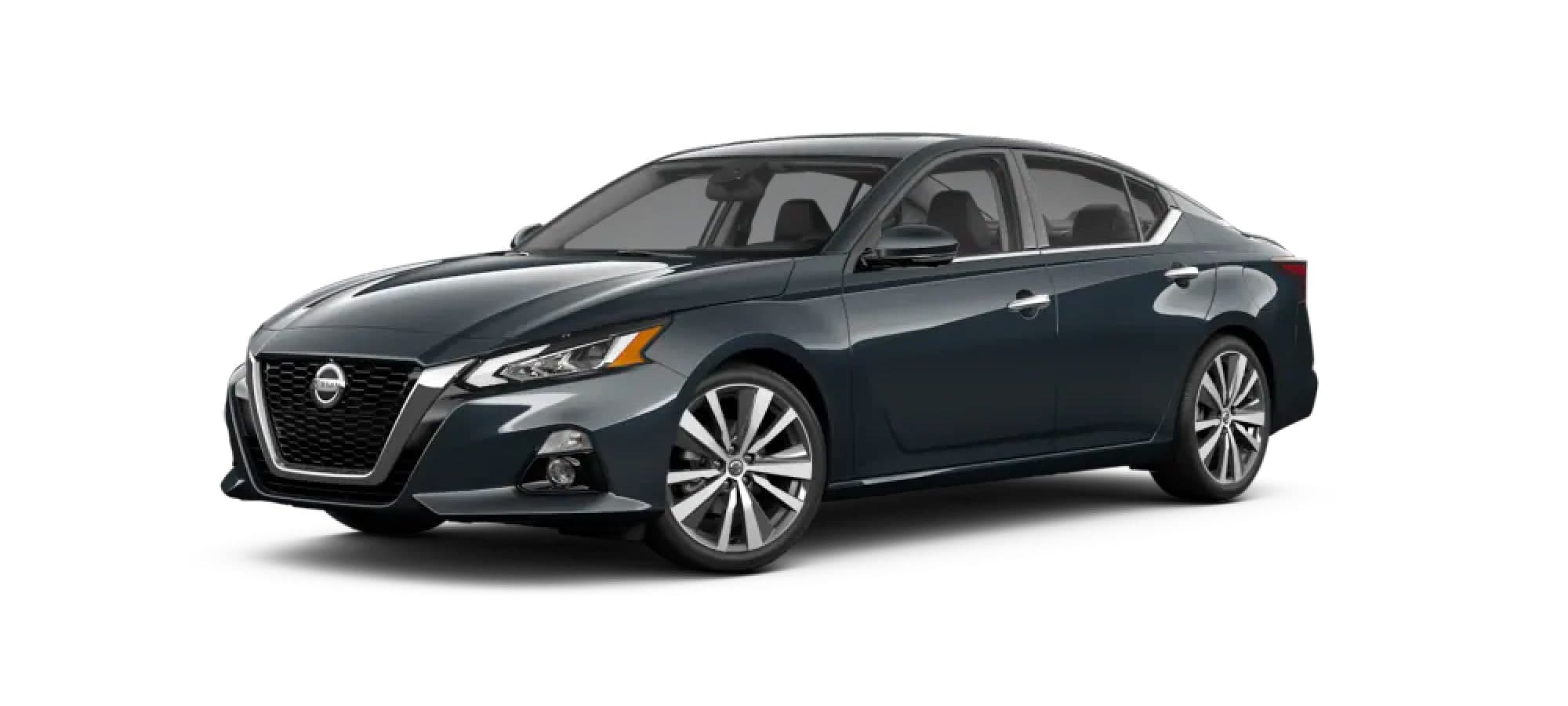 Storm Blue Metallic Nissan Sedan
