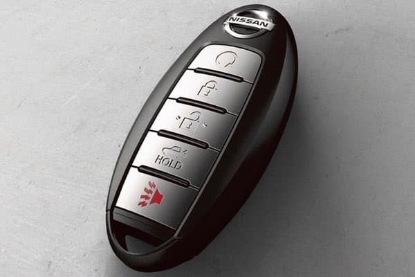 Nissan Key Fob with button functions including Remote Engine Start