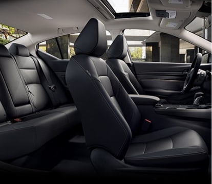 Interior of Nissan Altima seats