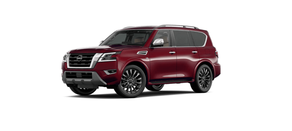 2023 Nissan Armada in Coulis Red Metallic