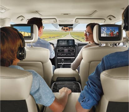 2023 Nissan Armada rear seat entertainment