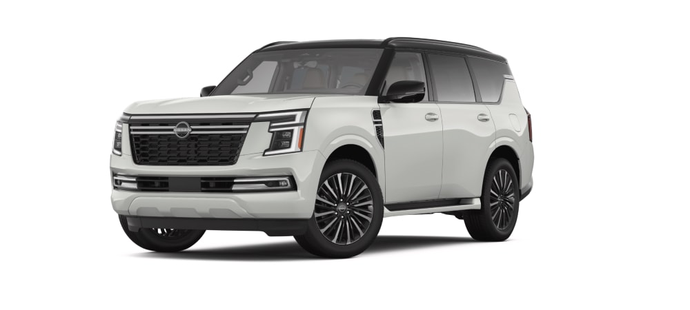 2026 Nissan Armada in Super Black/Everest White Pearl Tricoat