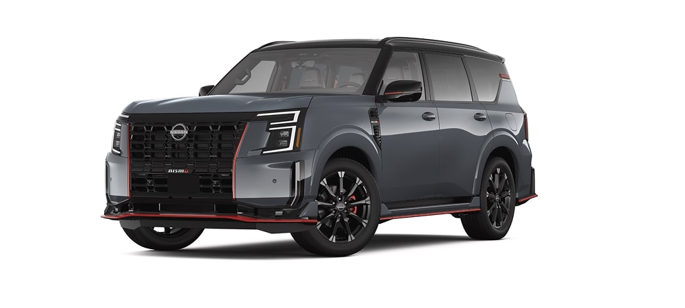 2026 Nissan Armada in Super Black/Stealth Gray 2 tone