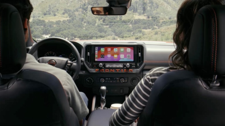 Nissan touchscreen display