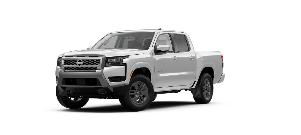 2027 Nissan Frontier in Glacier White