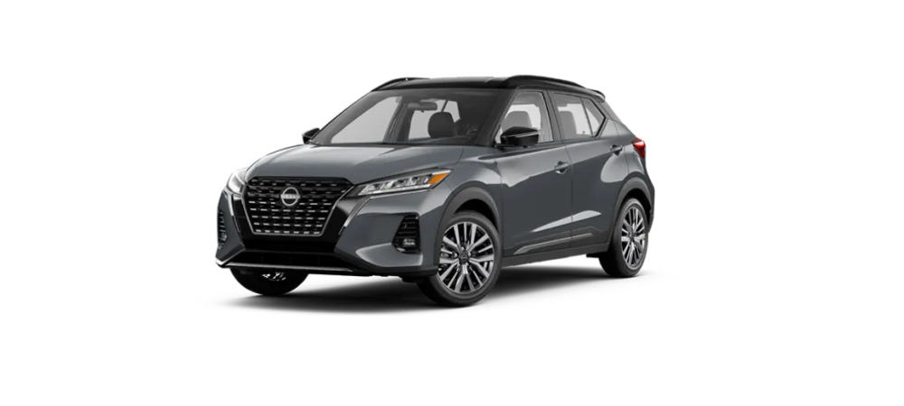2023 Nissan Kicks in Two-Tone Boulder Gray Pearl / Super Black