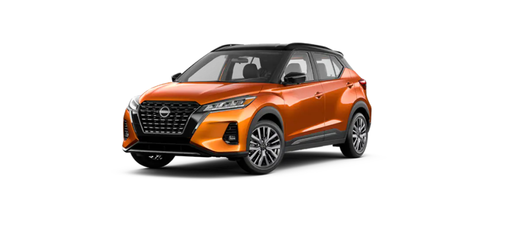 2023 Nissan Kicks in Two-Tone Monarch Orange Metallic / Super Black