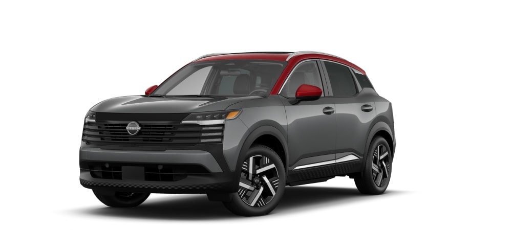 2026 Nissan Kicks in Two-tone Gun Metallic / Scarlet Ember Tintcoat