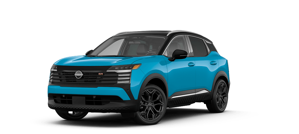 2027 Nissan Kicks in Arctic Ice Blue Metallic / Super Black Two-tone