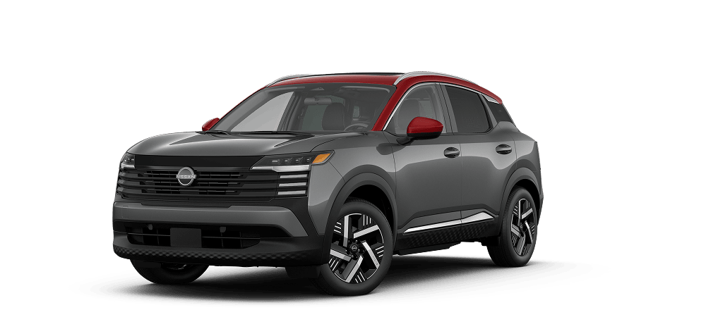 2027 Nissan Kicks in Two-tone Gun Metallic / Scarlet Ember Tintcoat