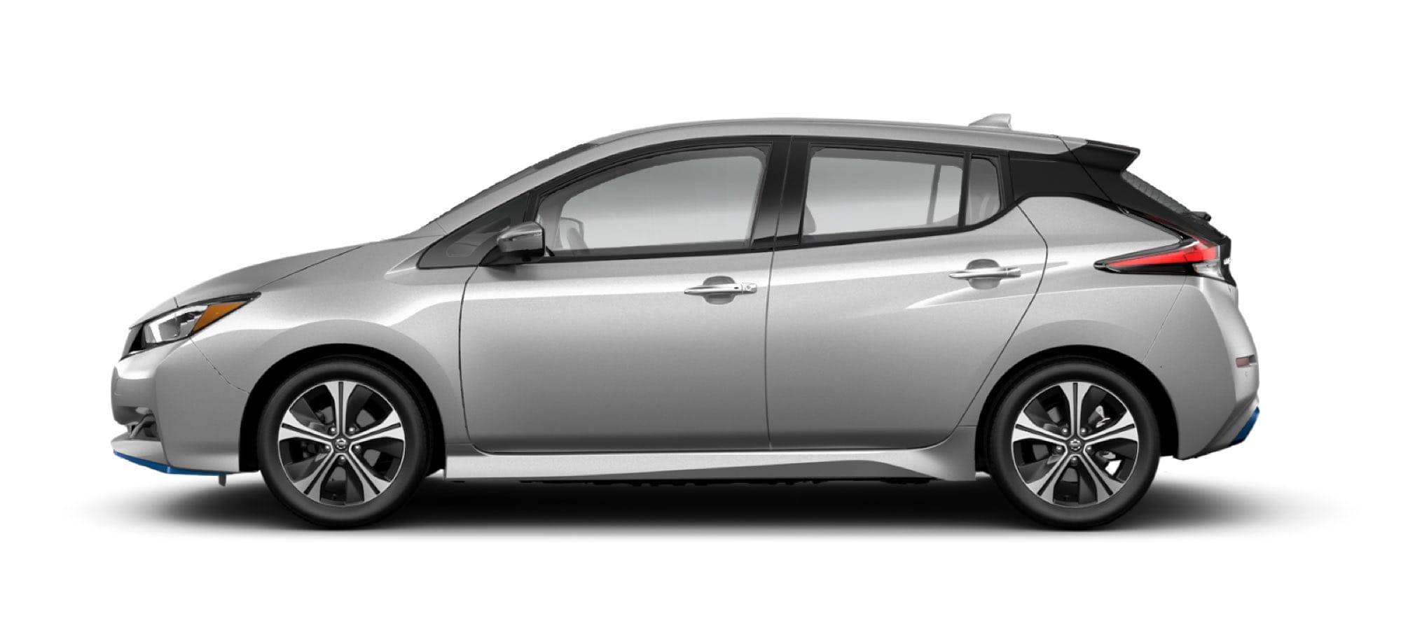 2021 Nissan LEAF in Brilliant Silver Metallic
