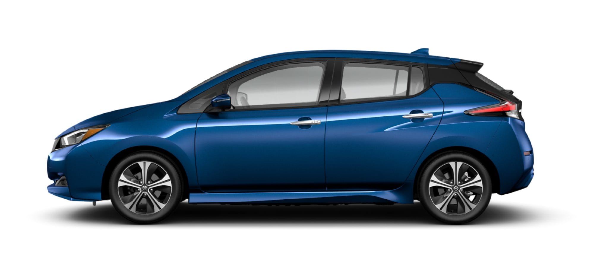 2021 Nissan LEAF in Deep Blue Pearl