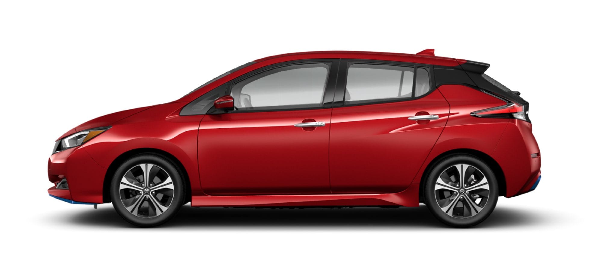2021 Nissan LEAF in Scarlet Ember Tintcoat
