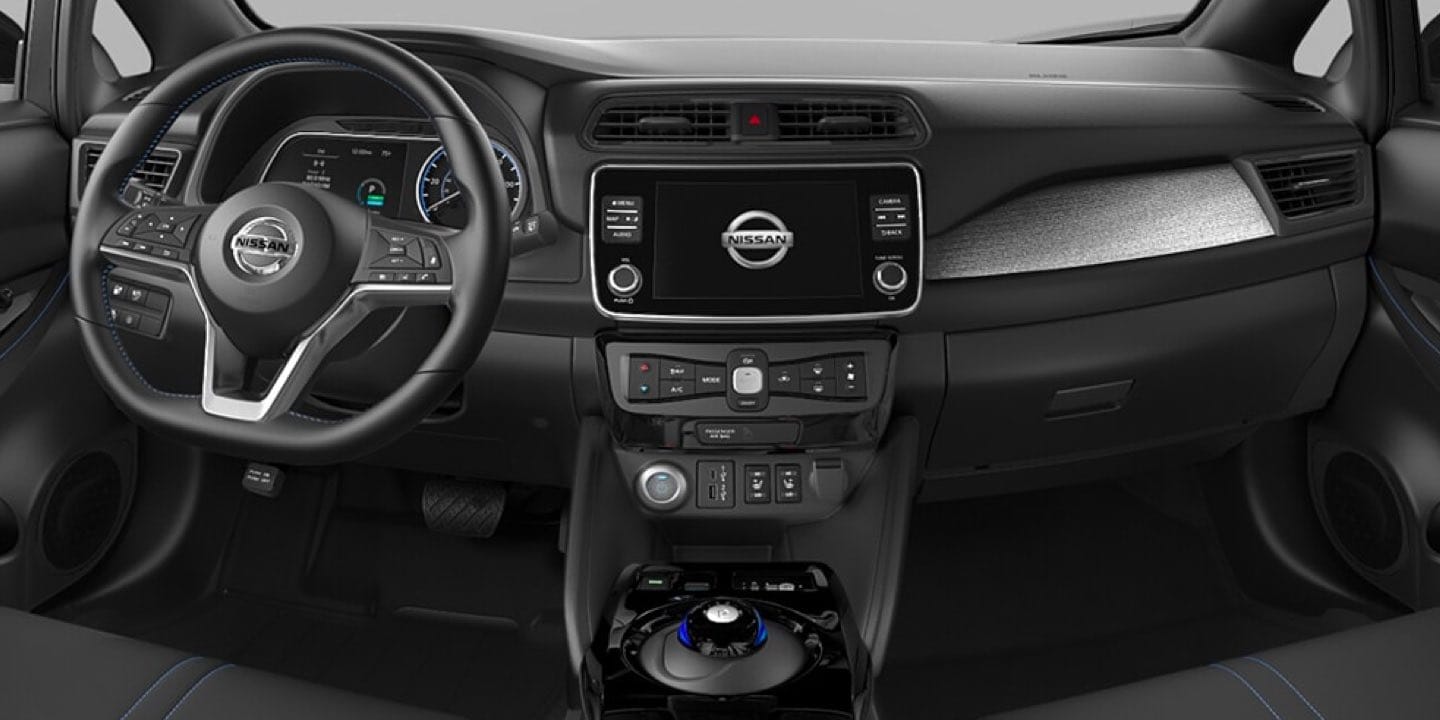 2021 Nissan LEAF Interior and front dash