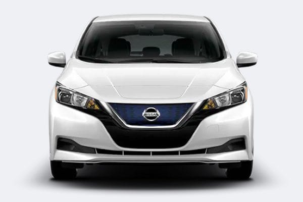 Nissan LEAF front facing picture with grille
