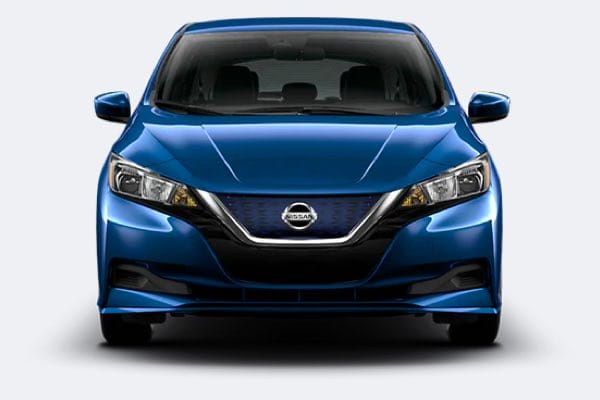 Nissan LEAF front facing picture with grille