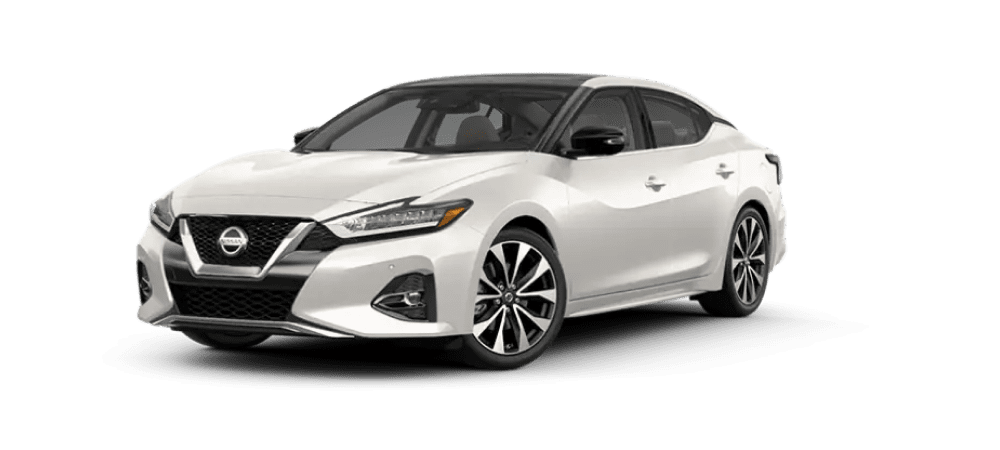 Pearl White TriCoat Nissan Sedan