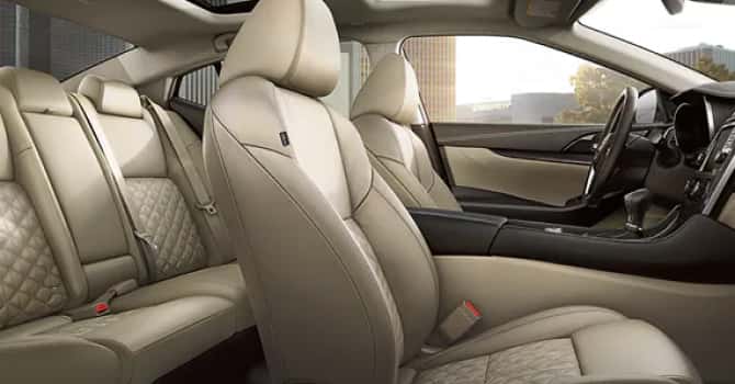 Interior image of seats